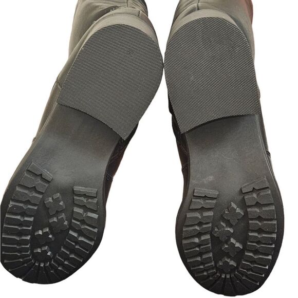 $35 FIRM! NIB RAMPAGE RAM-INDIANA Black/Cognac Knee High Boots 8.5 - Picture 10 of 13